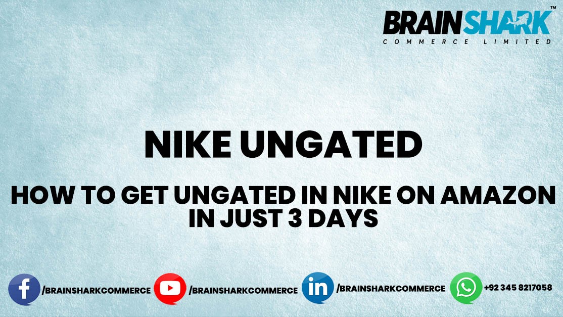 How to Get NIKE Ungated on Amazon